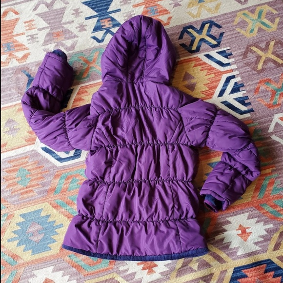 Lands' End Jackets & Coats Lands End Hooded Winter Puffy Parka Jacket Girls L Poshmark